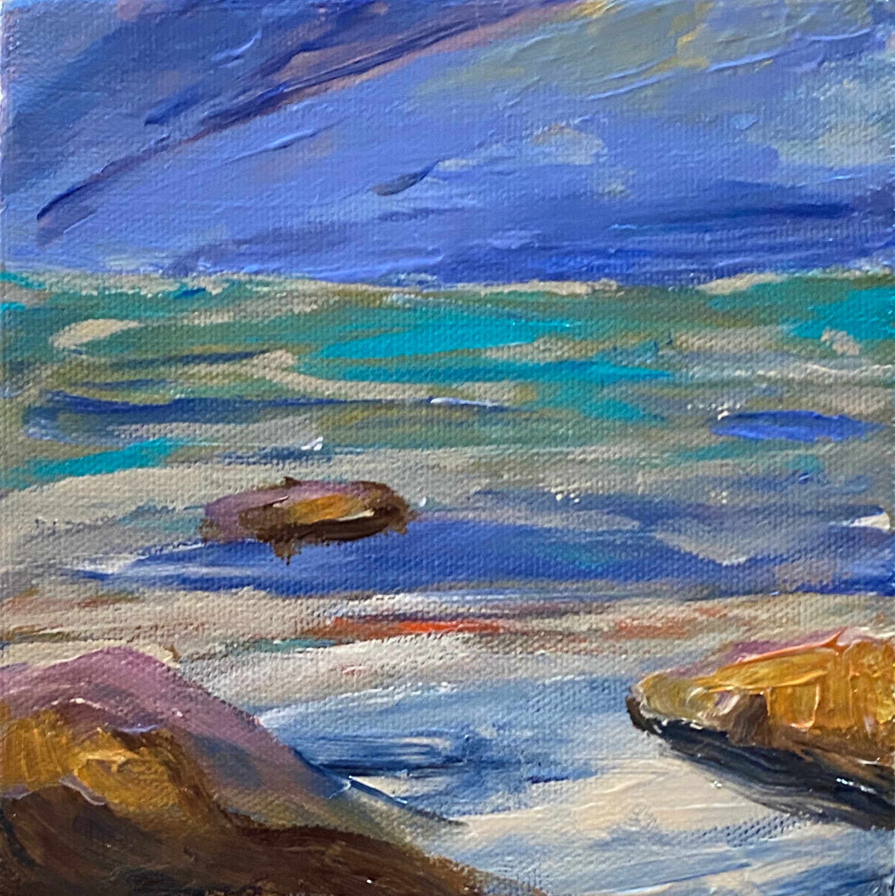 acrylic painting on canvas